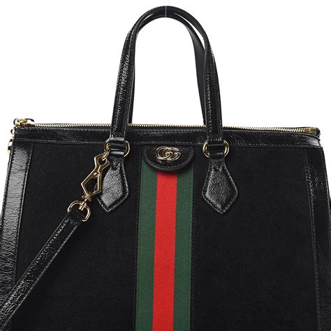 black suede gucci handbag|gucci ophidia clear bag.